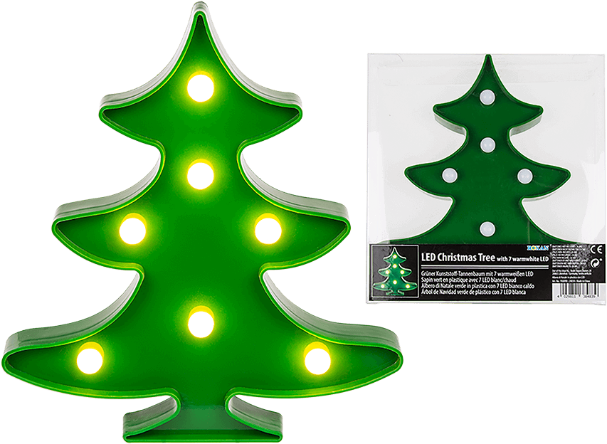 Download Ggc Green Led Christmas Tree Light PNG Image with No Background