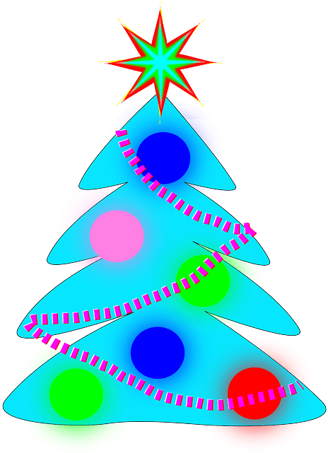 Navidad, Próspero Año Árbol - Christmas Tree Blue Clipart (479x640), Png Download
