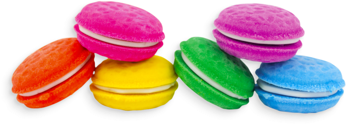 Macarons Vanilla Scented Erasers - International Arrivals Macaron Scented Erasers (800x800), Png Download