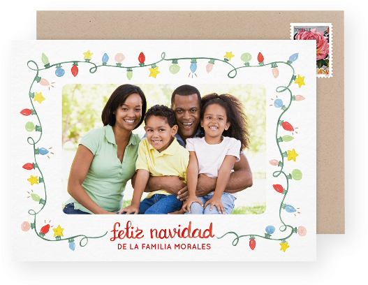 Multi Photo Chalkboard Holiday Card | Holiday Cards (600x600), Png Download