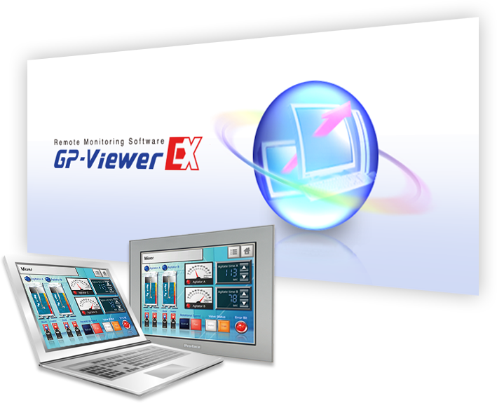 Remote Monitoring Software Gp Viewer Ex - Gp Viewer Ex (709x575), Png Download