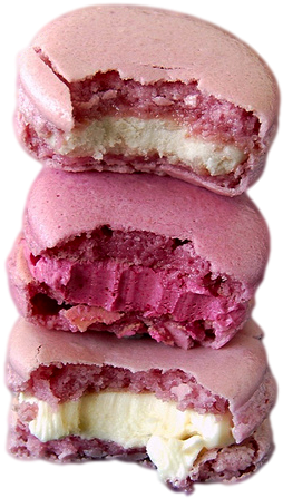 Food My Edit Pink Transparent Bakery Macaron - Transparent Desserts (499x750), Png Download