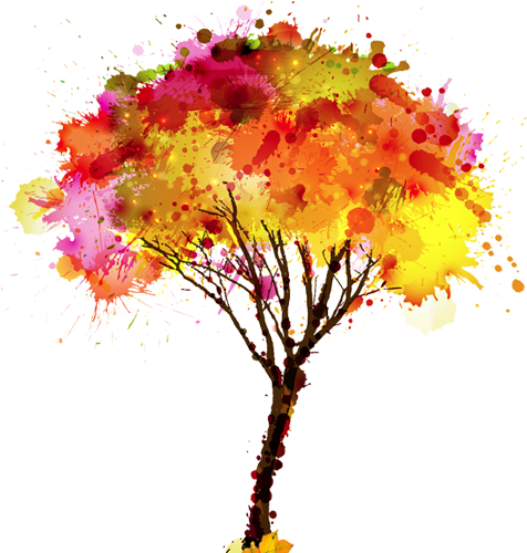 Reflexiones, Blog De Ensouling - Abstract Tree Design Png (485x499), Png Download