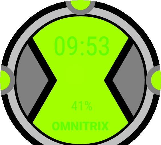 Ben 10 Face Clipart - Ben 10 Watch Face (564x510), Png Download