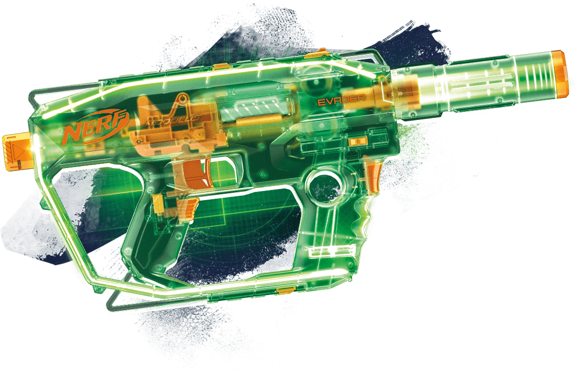 Motorized Blaster - Nerf (1185x772), Png Download