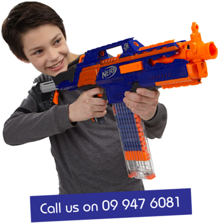 Nerf War Games Party - Nerf N-strike Elite Rapidstrike Cs18 (441x480), Png Download