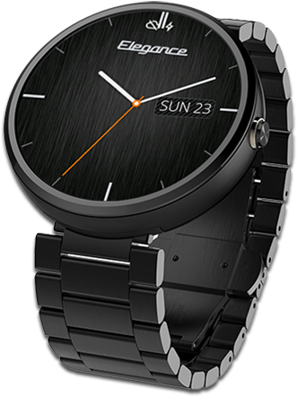Elegance Watch Face On Moto 360 - Motorola Moto360 1 Gen (800x480), Png Download