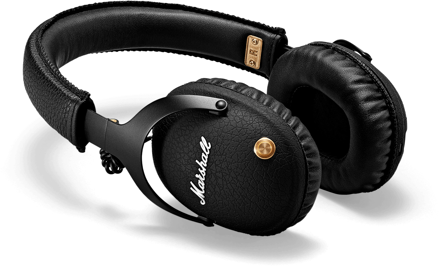 Monitor Bluetooth Black - Monitor Bluetooth | Marshall Headphones (1800x1100), Png Download