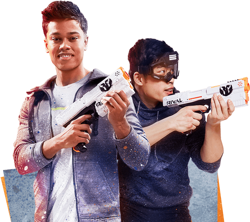 Rival Landing Page Hero - Nerf (924x750), Png Download