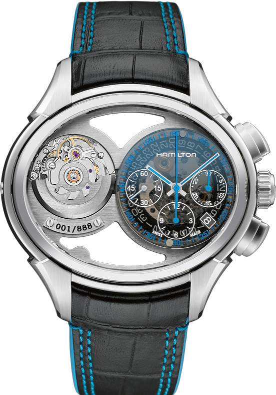 Face Two Face - Hamilton Face 2 Face Watch Limited Edition (500x500), Png Download