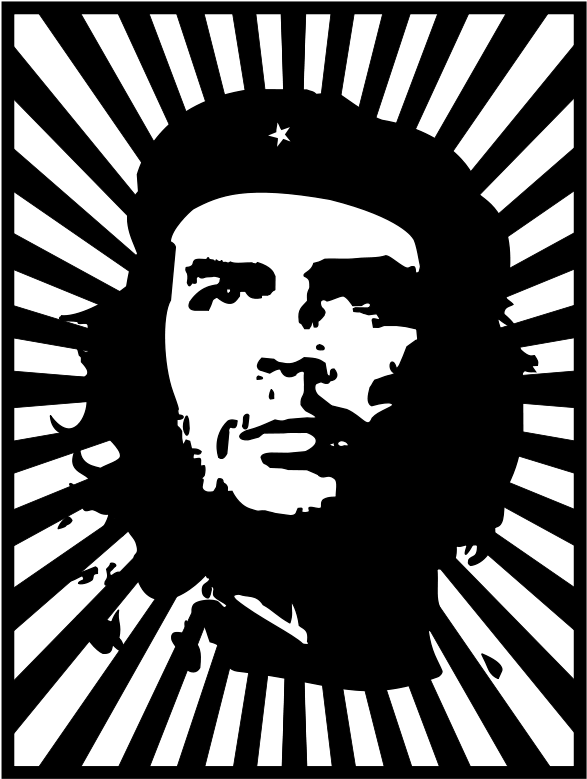 This Free Clipart Png Design Of Che With Background (636x900), Png Download