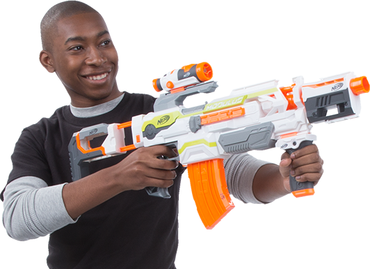 Join Nerf Perks - Nerf Modulus Ecs-10 Blaster (532x388), Png Download