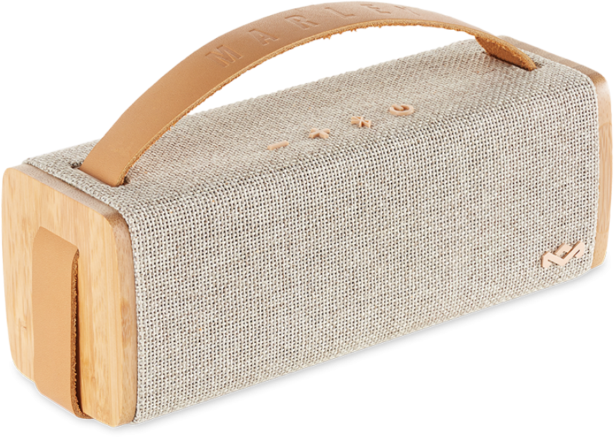 Riddim Bt Portable Bluetooth Speaker - House Of Marley Riddim Bt Portable Audio System (natural) (1100x1100), Png Download