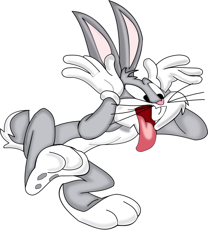 Bugs Bunny Transparent Png - Animation Bugs Bunny (703x778), Png Download