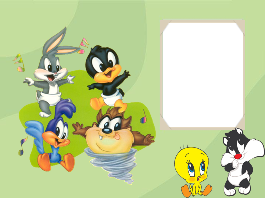 Molduras Baby Looney Tunes Png Clipart Sylvester Looney - Baby Looney Tunes Png (900x675), Png Download
