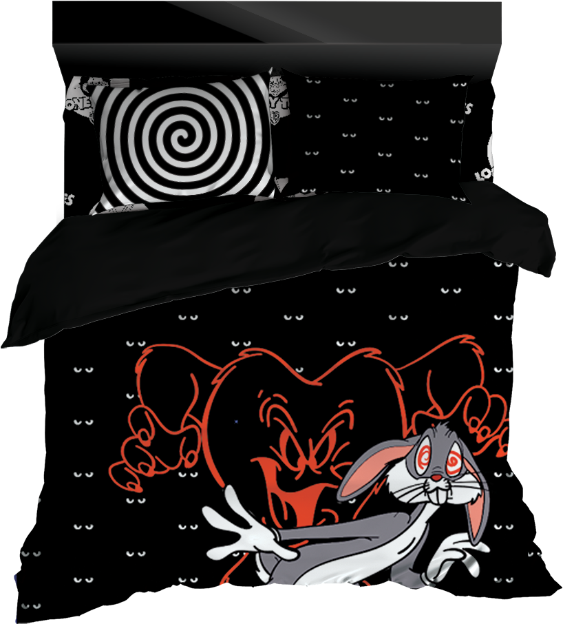 Nightmare Bugs Bunny - Looney Tunes (1000x1000), Png Download