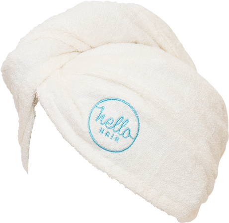 Hello Hair Towel Wrap - Hello Hair Natural Hydrating Conditioner 200ml (562x600), Png Download