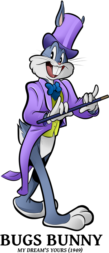 Bugs Bunny By Boscoloandrea - Bugs Bunny (416x900), Png Download