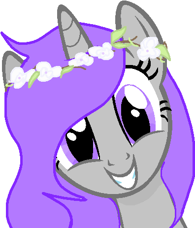 Flower Crown Flower Crown On My Lovely Babe - Cartoon (423x465), Png Download