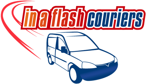 In A Flash Couriers Logo - In A Flash Couriers Ltd (529x300), Png Download