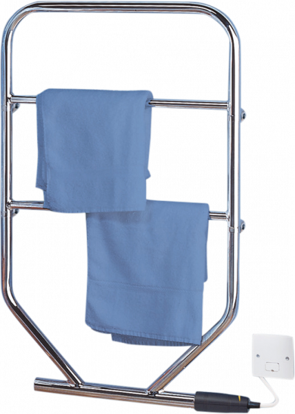Chrome Towel Rail Ttrc130 - Heated Towel Rail (428x600), Png Download