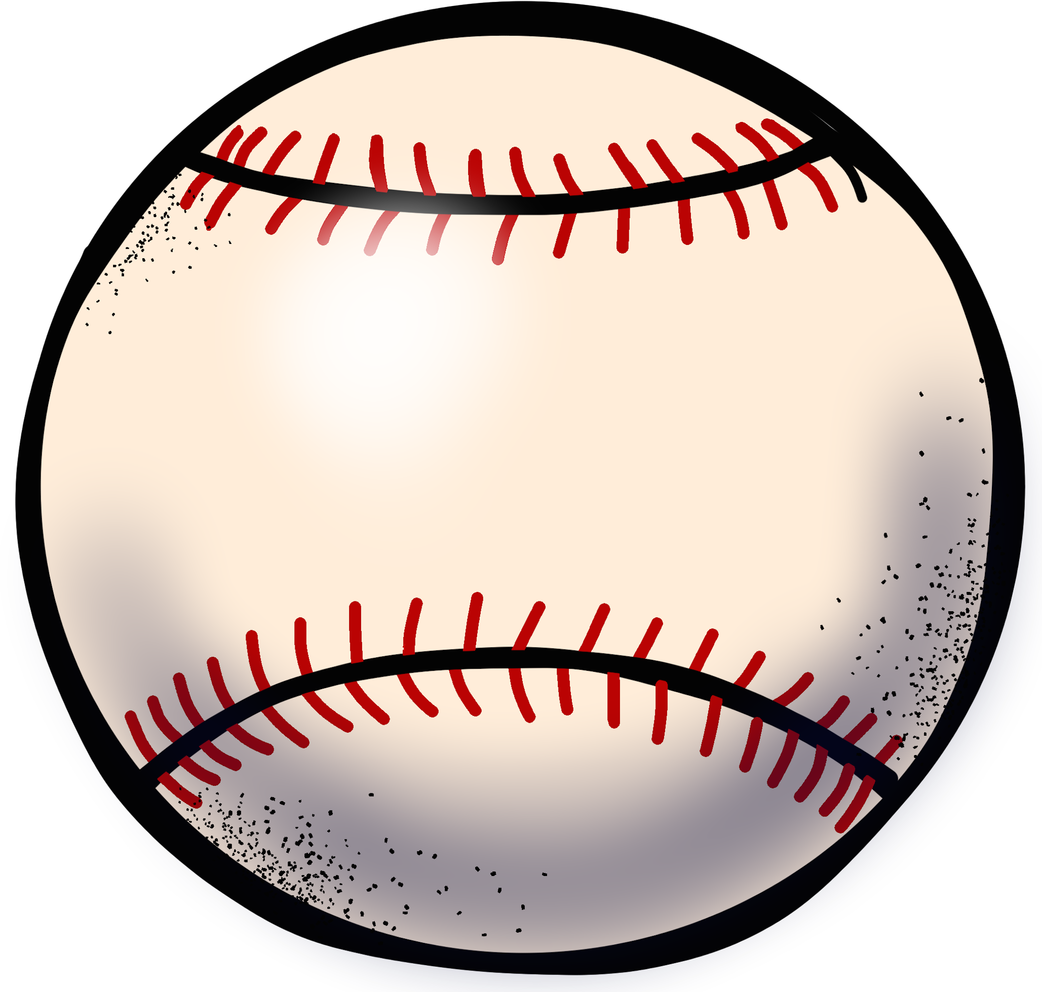 Baseball Ball (2100x2038), Png Download