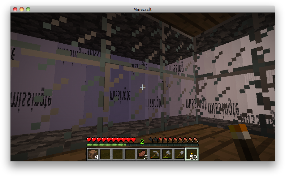 I'm Getting A Weird Glitch When It Rains - Minecraft Art (934x582), Png Download