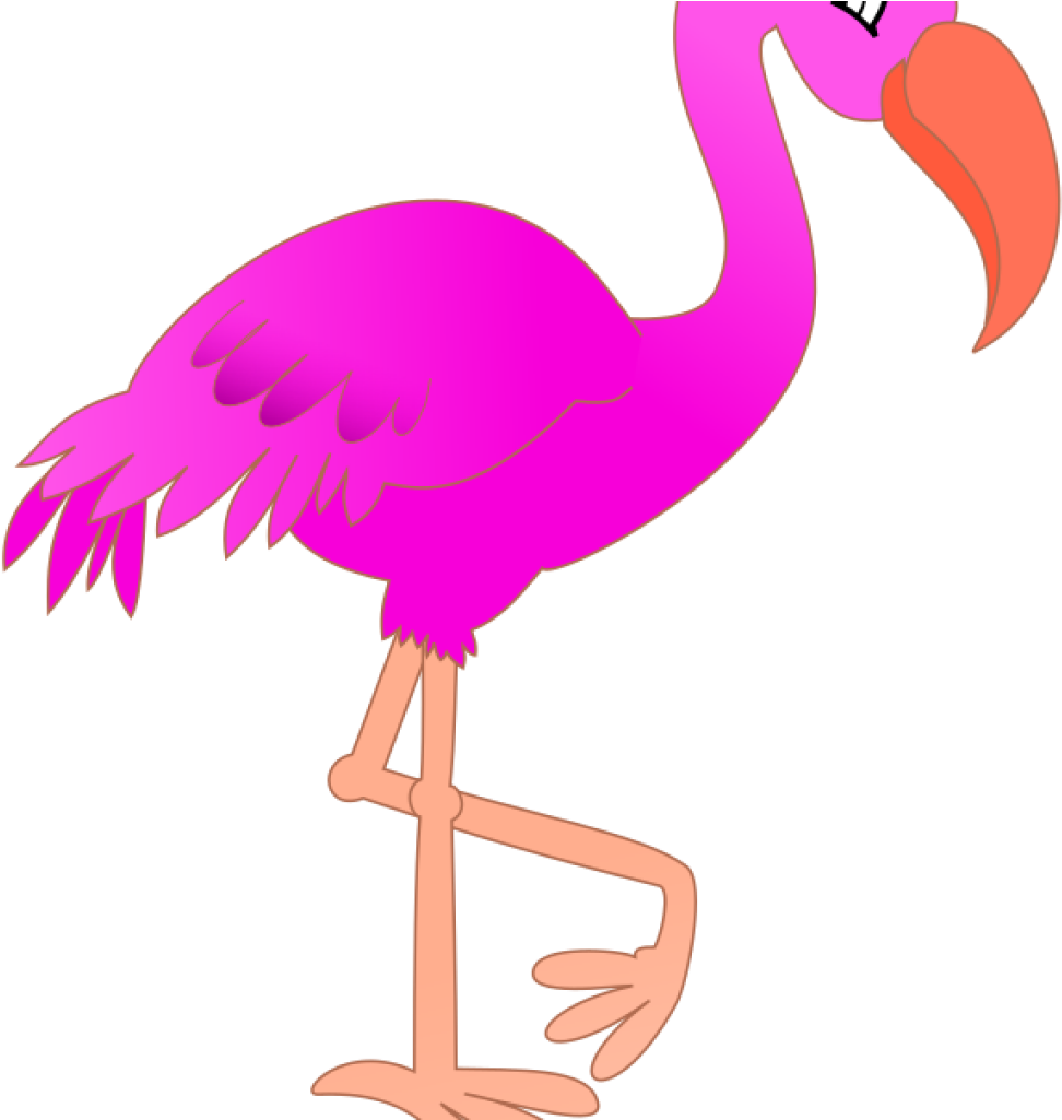 Clip Black And White Huge Freebie - Flamingo Clipart (1024x1024), Png Download