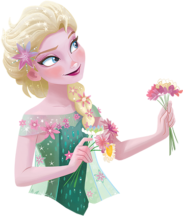 Apliques Frozen Fever - Disney, La Reine Des Neiges, Une Fête Givrée - Livre (376x434), Png Download
