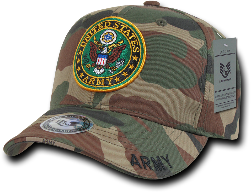 Rapid Dominance Us Army Logo Text 3d Woodland Camo (1000x1000), Png Download