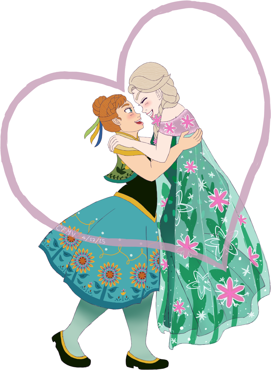 Frozen Fever Love (1080x1252), Png Download