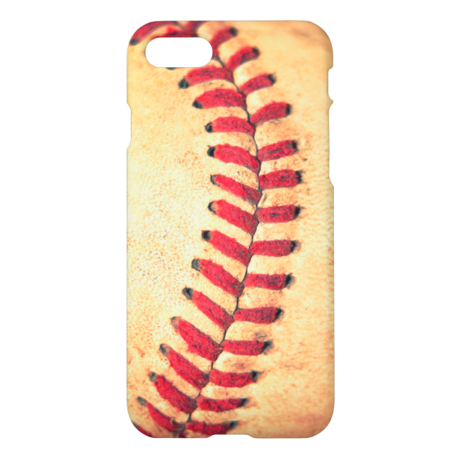Vintage Baseball Ball Iphone 7 Case - Zazzle Vintager Basebalball Iphone 8/7 Hülle (650x650), Png Download