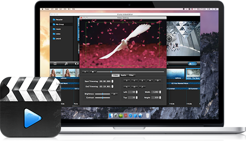 Ifunia Video Editor For Mac - Video Editor Png (500x288), Png Download