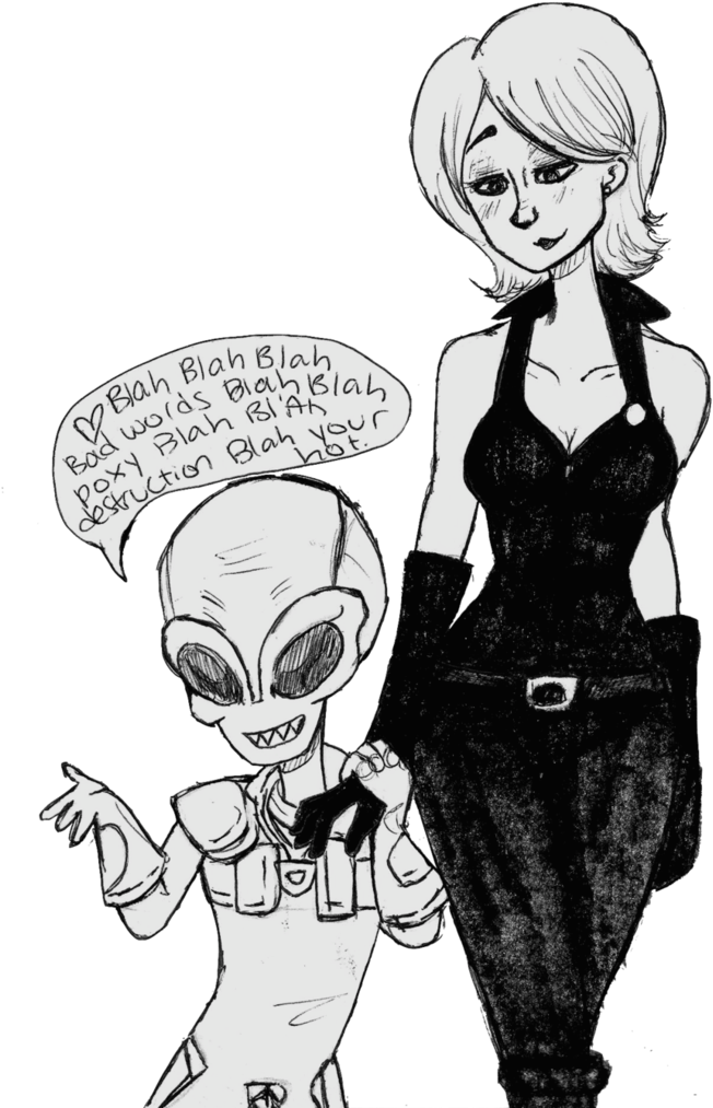 A Girl Like You By That Love Voodoo-d6o0xn5 - Destroy All Humans 2 Art (776x1030), Png Download