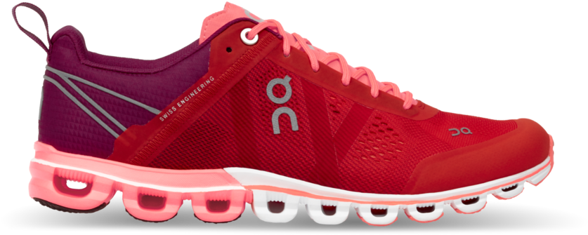On Running Cloudflow Womens Spice/flash - Running Cloudflow Womens Running Shoes (1024x499), Png Download