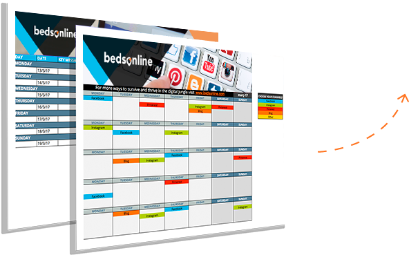 Bedsonline Spreadsheet Social Networks - Social Media (630x420), Png Download