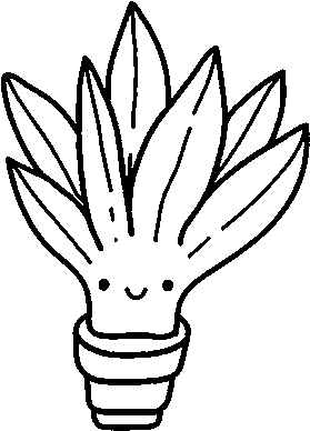 Mini Aloe Vera Coloring Page - Dibujo De La Aloe Vera (600x470), Png Download