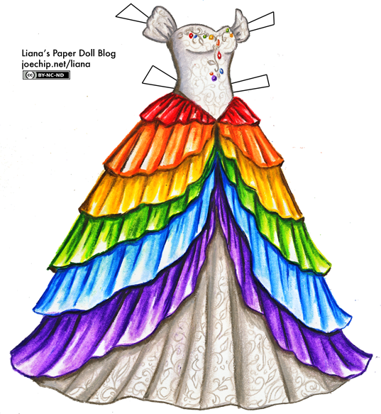 Drawn Princess Dress - Princess Dress Drawing (537x583), Png Download