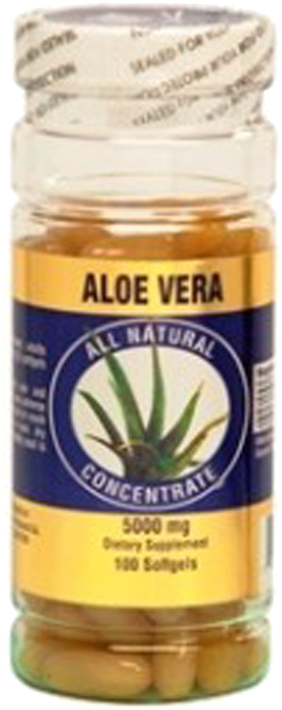 Aloe Vera (100 Softgels/ 5,000 Mg) (1227x1280), Png Download