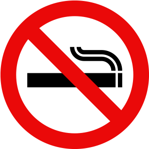 No Smoking Icon - 40 Speed Limit Png (350x350), Png Download