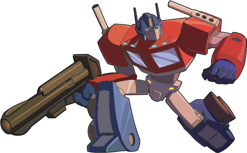 Optimus Prime Vector - Simple Optimus Prime Drawing (843x596), Png Download