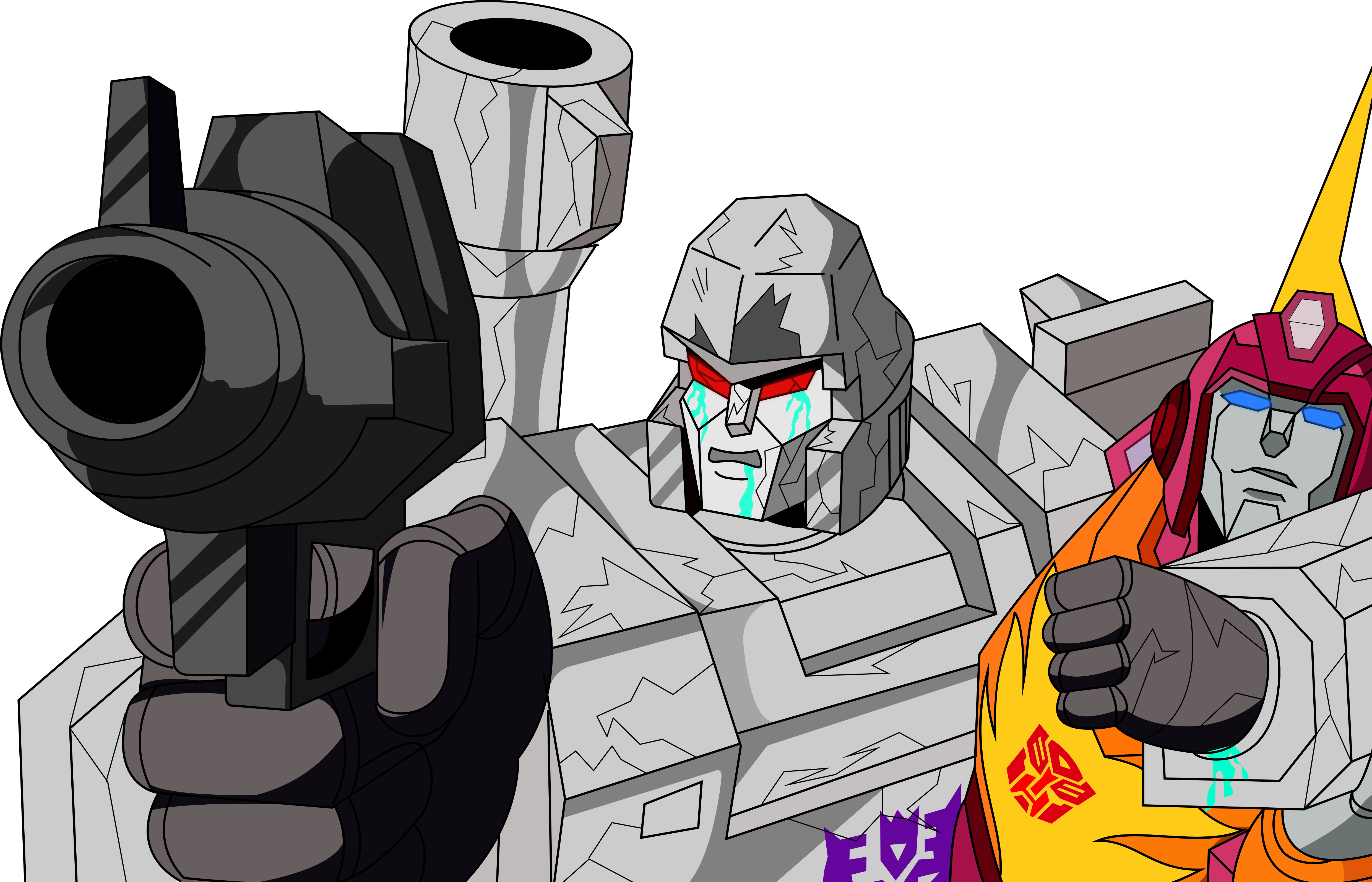 Kills Optimus Prime By Jpg Transparent Library - Megatron It's Over Prime (4961x3191), Png Download