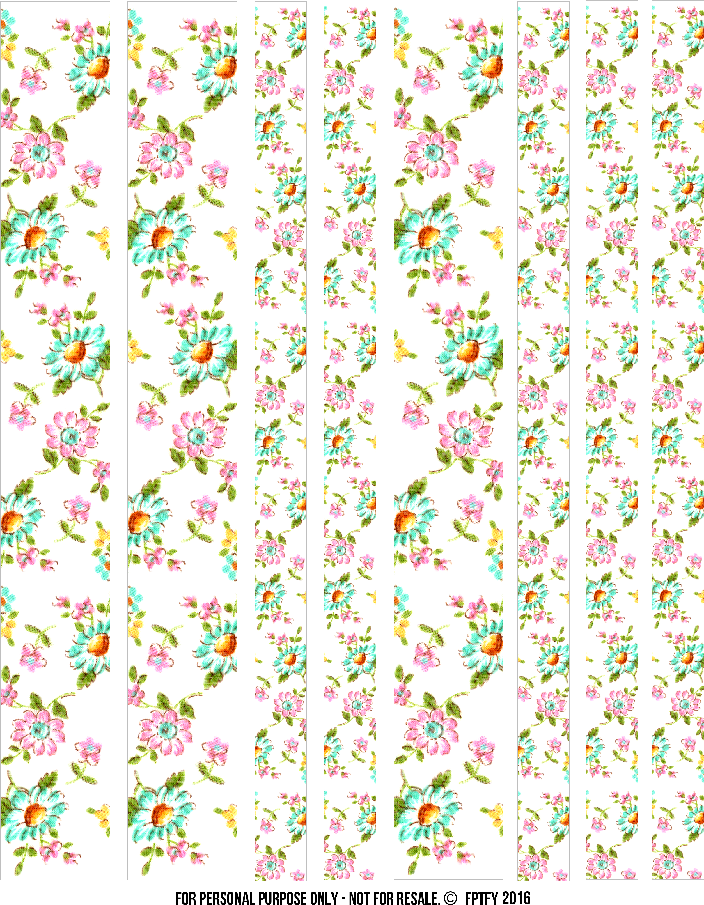 Page 1 Png Page 1 Pdf Page 2 Png Page 2 Pdf - Free Digital Washi Tape (2550x3300), Png Download