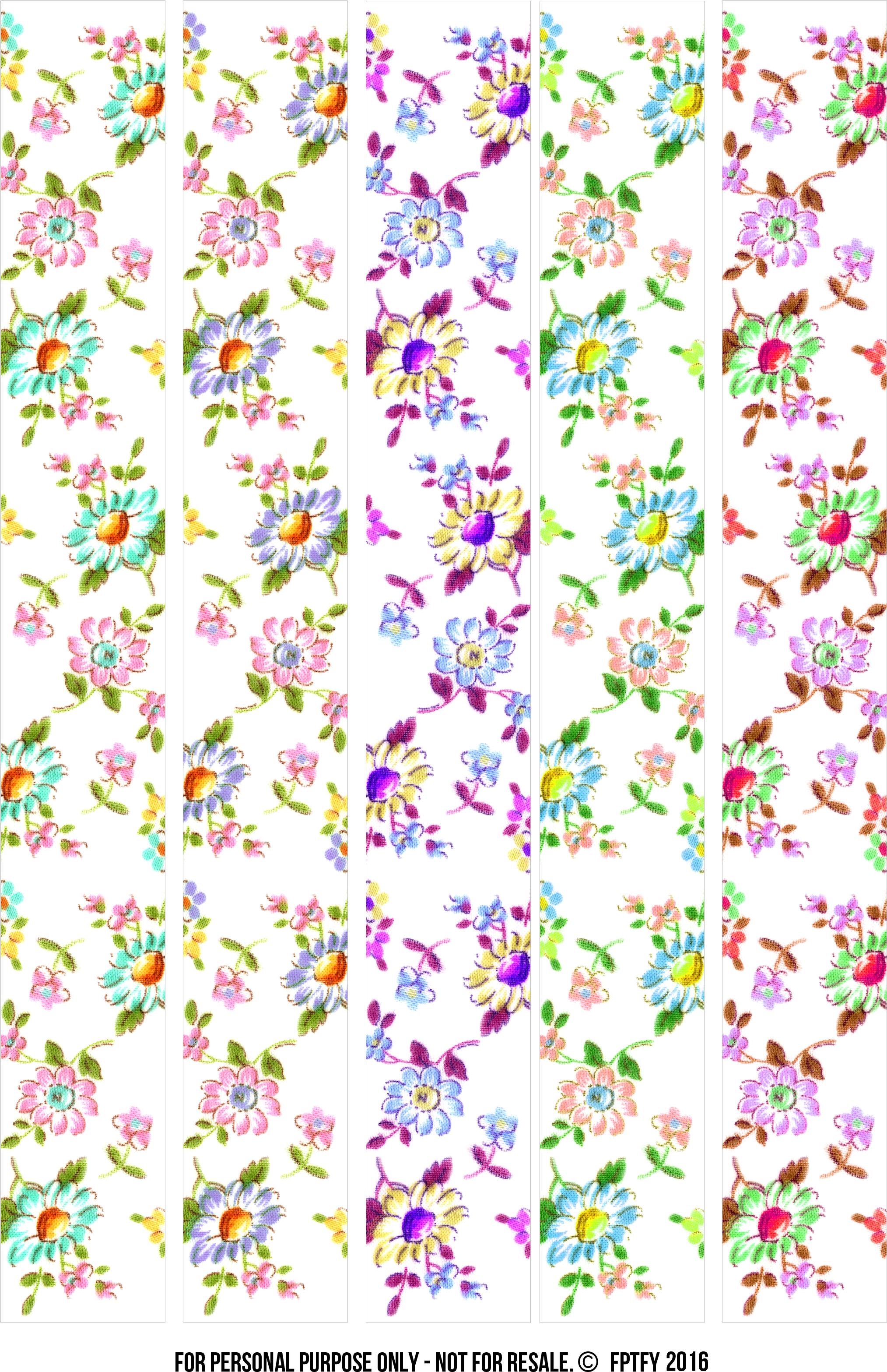 Page 1 Png Page 1 Pdf - Free Easter Washi Tape Printable (2550x3300), Png Download