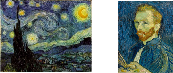 Picture - Vincent Van Gogh - Starry Night (603x255), Png Download