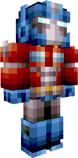Undefined - Transformer Minecraft Skins (297x558), Png Download