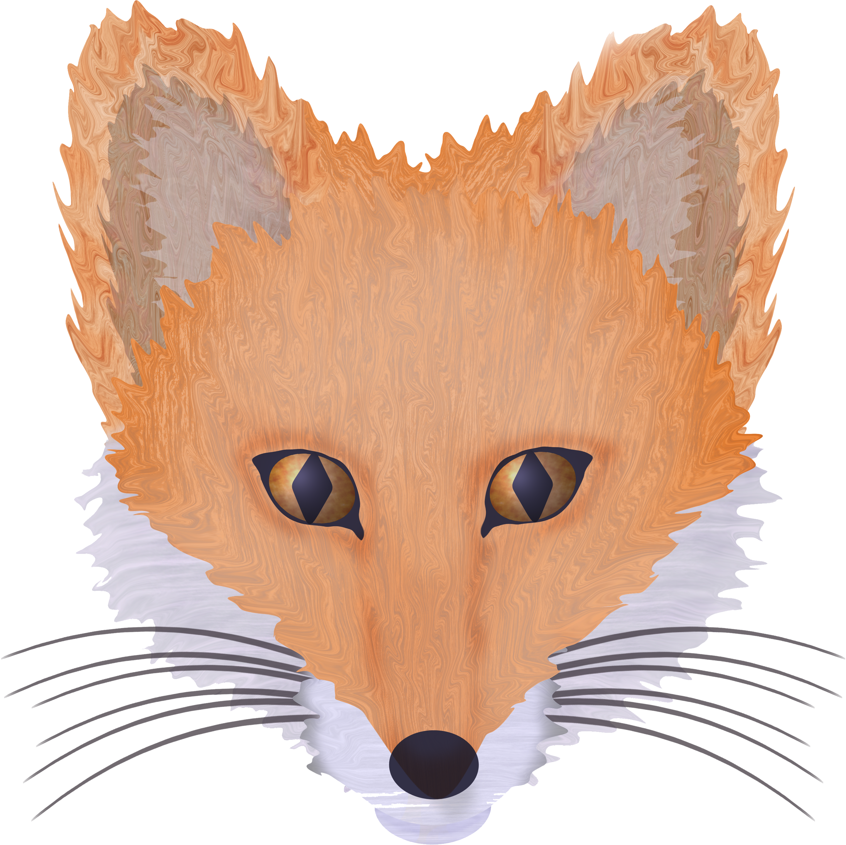 Foxy Expressions (3600x3600), Png Download