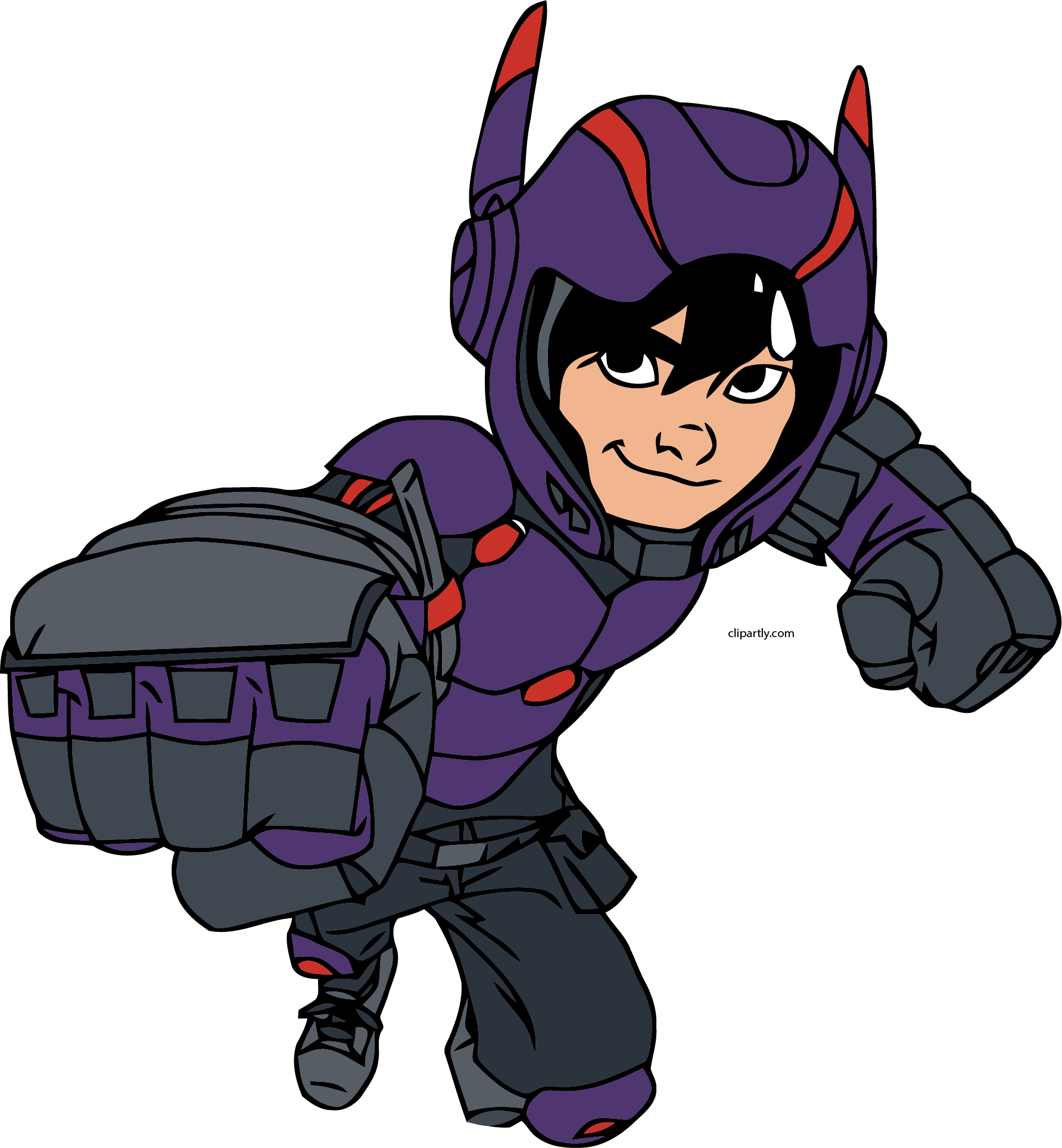 Hiro Punch Png Clipart - Big Hero 6 Clipart (1783x1928), Png Download