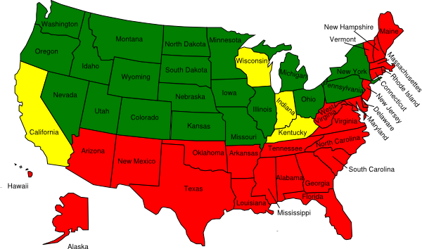 How To Set Use United States Map With States Svg Vector (600x354), Png Download