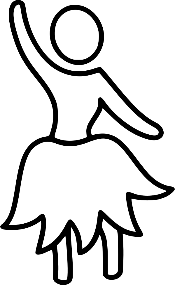 Dancers Ballet Hawaiian Dancer Striptease Comments - Dance (600x980), Png Download